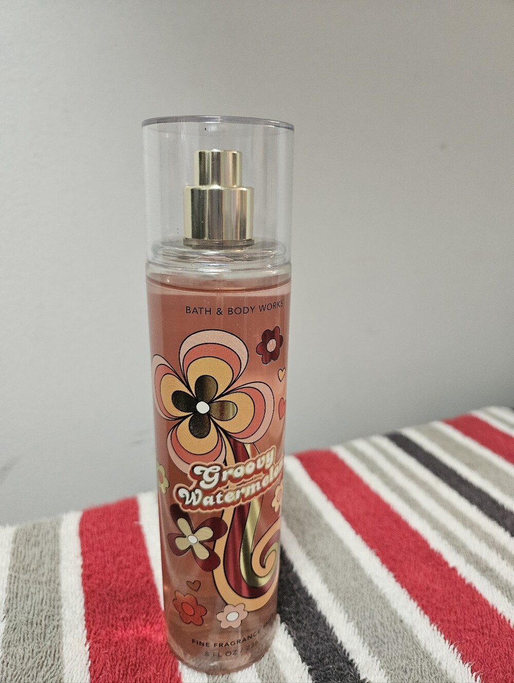 Bath & Body Works Groovy Watermelon Fragrance Mist - Orange Pink